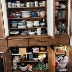 w1200xD450xH1950  食器棚の画像