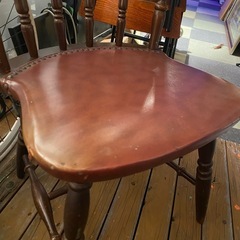 レトロ椅子　しっかりしたつくりです♪の画像