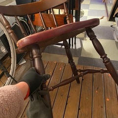 レトロ椅子　しっかりしたつくりです♪の画像