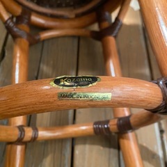 編み込みの椅子　頑丈です♪の画像