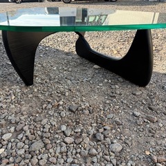 ノグチイサム　コーヒーテーブル　19mm強化ガラステーブルの画像