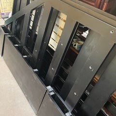 ロフトベッド　木製　ブラック　境木工の画像