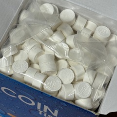 コイン圧縮おしぼり⭐︎新品未使用⭐︎500個入り⭐︎破格設定✨の画像