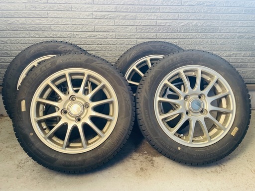 スタッドレスタイヤ 155/65R14 ４本
