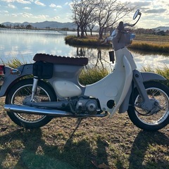 リトルカブ　スーパーカブ　ハンターカブ　レブル　ハーレー　yb-1 ns-1 キャブ　カスタムカブ　チョッパーカブ　車体　本体　コブラシート　ナポレオンミラー　好きへの画像