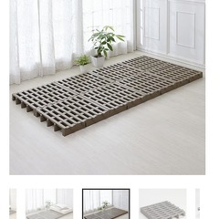 ジョイント パレットすのこベッド 8枚組(S)の画像