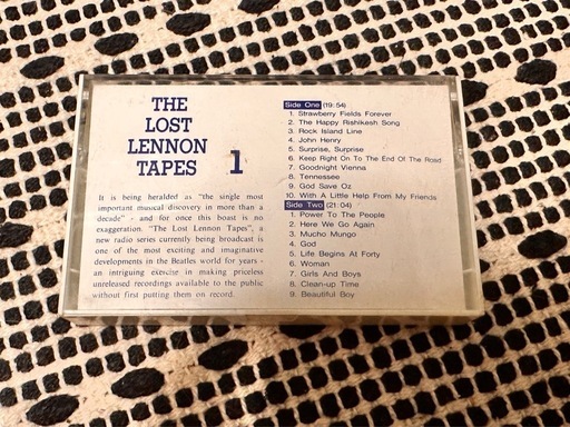 アルファレコード非売品カセットテープ、ジョンレノン(ロストレノンテープ)のセット