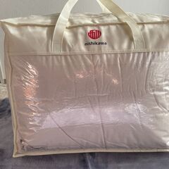 羽毛掛け布団 シングル 西川（株）　ホワイトダウン90％1.3kg　DP400の画像