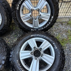 トヨタ　ランドクルーザー　200 純正ホイール　18インチ　8J　BFGoodrich 285 60 18 4本セットの画像
