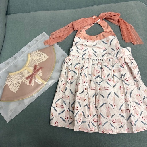 【新品未使用】MARLMARLのスタイ＆お食事エプロンセット