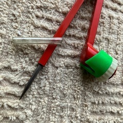 コンパス　OSK JAPAN スーパコンパス 鉛筆用　日本製　昭和レトロの画像