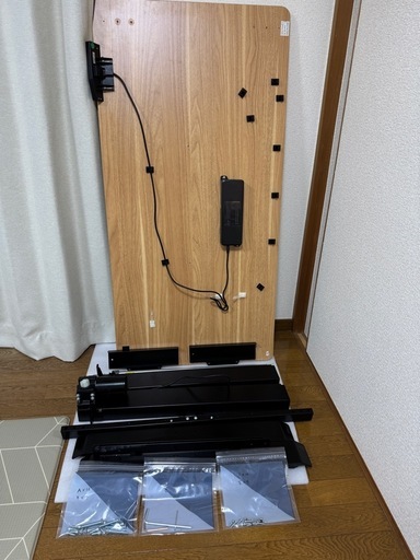 電動昇降デスク 高さ記憶機能付き Flexispot EN1B 120cm×60cm 天板付き