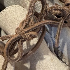 Hawkins ホーキンス シューズ 23.5cm スエード モカシン ベージュの画像