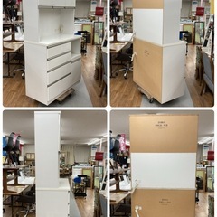 ジモティー限定価格！S144 ⭐ NITORI ニトリ キッチンボード ソフトクローズ搭載 ZORO 幅100cm USED 綺麗の画像