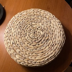 円座 瞑想用 座蒲 座禅布団 坐禅用 坐布 瞑想クッション わら 藁