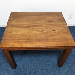 YUASA ダイニングこたつテーブル YUM-975FH 無段階手元電子コントローラー 長方形 W90×D75×H66cm 家具調リビングコタツ ユアサプライムの画像