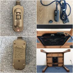 YUASA ダイニングこたつテーブル YUM-975FH 無段階手元電子コントローラー 長方形 W90×D75×H66cm 家具調リビングコタツ ユアサプライムの画像