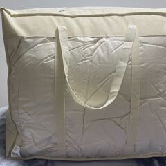 羽毛掛け布団 シングル ポーランド産ホワイトダック ダウン93％の画像