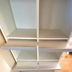 棚　本棚　シェルフ　収納家具　ホワイト の画像