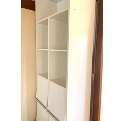 棚　本棚　シェルフ　収納家具　ホワイト の画像
