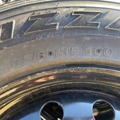 スタッドレスタイヤ　パジェロミニの画像