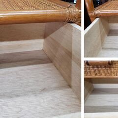 K31　籐　ラタン　五段六杯　チェストの画像