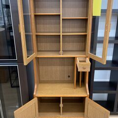 A-683【リユースのサカイ野々市店】ジモティ来店特価‼ 本棚 木製 木目調 クリーニング済みの画像