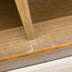 A-683【リユースのサカイ野々市店】ジモティ来店特価‼ 本棚 木製 木目調 クリーニング済みの画像