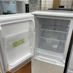 2ドア冷蔵庫　SHARP SJ-D150G-W 2021年製の画像