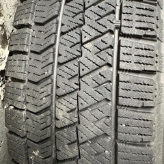 スタッドレスタイヤ155/70R13アルミホイール付4本セットの画像