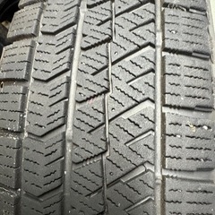 スタッドレスタイヤ155/70R13アルミホイール付4本セットの画像