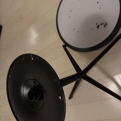 円形木製テーブル 天板約55cmの画像