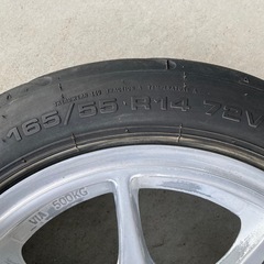 14インチタイヤ　2本　セミスリの画像
