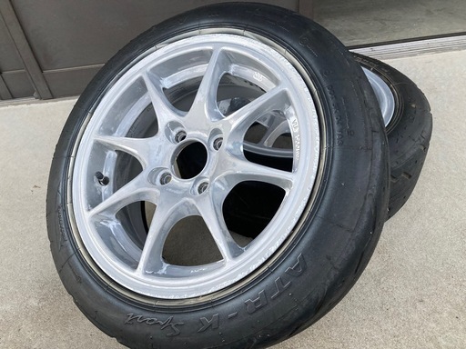 14インチタイヤ　2本　セミスリ