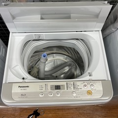 全自動洗濯機　Panasonic NA-F50B12 2018年製の画像