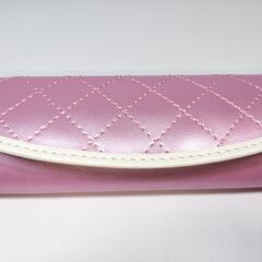 メガネケース女性用(キルティング生地のツートンカラー)￥950の画像