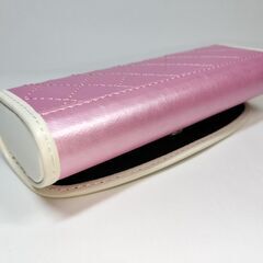 メガネケース女性用(キルティング生地のツートンカラー)￥950の画像