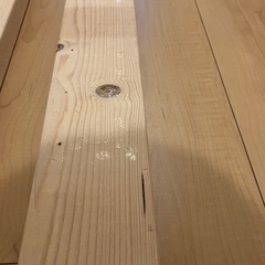  【0円】2×4材 2本（長さ2035mm）塗装・接着剤あとあり／DIY・リメイク素材に！の画像