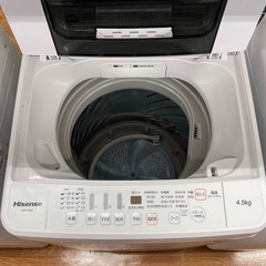 全自動洗濯機　Hisense HW-T45C 2020年製の画像
