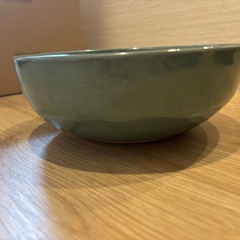 和食器　陶器　エメラルド色　中〜大皿3点セットの画像