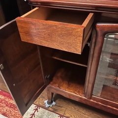 【差し上げます】天然木サイドボードの画像