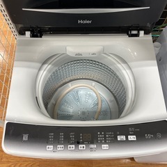 全自動洗濯機　Haier JW-U55LK 2023年製の画像