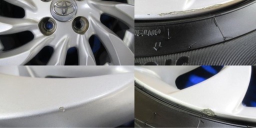 中古トヨタ純正 ENKEI 15-6J 4H/100 ET40 + 冬タイヤ TOYO 185/55R15 2021年製！中古4本セット！ｂB パッソ ヴィッツ等