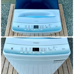 【美品 分解洗浄クリーニング済】2022年 5.5kg 洗濯機 Haier JW-U55HK 汚れ 臭い残りなし【現金 PayPayお支払い出来ます】の画像