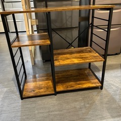 配達可【キッチンラック　レンジ台】クリーニング済み【管理番号1129】伊の画像