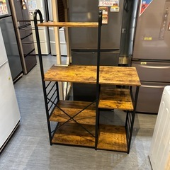 配達可【キッチンラック　レンジ台】クリーニング済み【管理番号1129】伊の画像