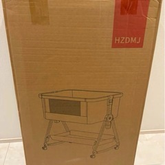 新品正規品HZDMJベビーベッド添い寝折りたたみ ネイビー03C-Cの画像