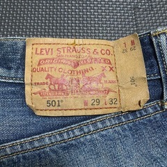 【Y00088】Levi's（リーバイス）501　デニムパンツ　ジーパン　W29 L32の画像