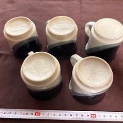 陶器　マグカップ　ティーカップ　5個まとめの画像