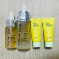 CNP プロポリスアクティブアンプル 15ml + 10ml & Cクリーム2つの画像